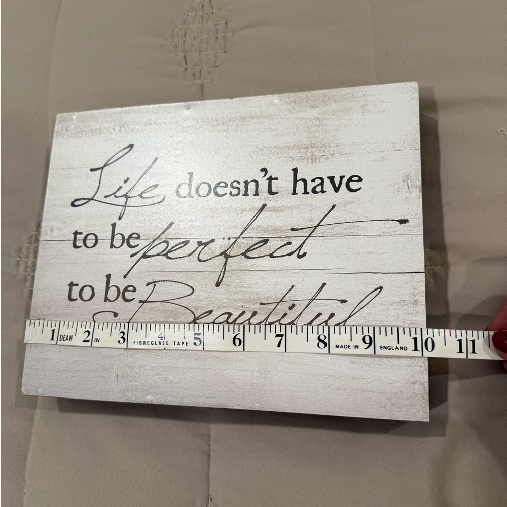 Rustic style home sign for the wall or shelf. Lovely sentiment. Like new! - Picture 2 of 7